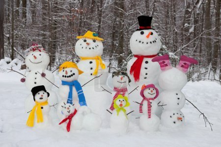 Concours du plus beau bonhomme de neige !