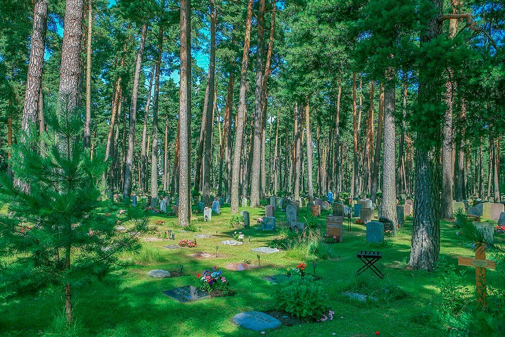 Visite du Skogskyrkogården