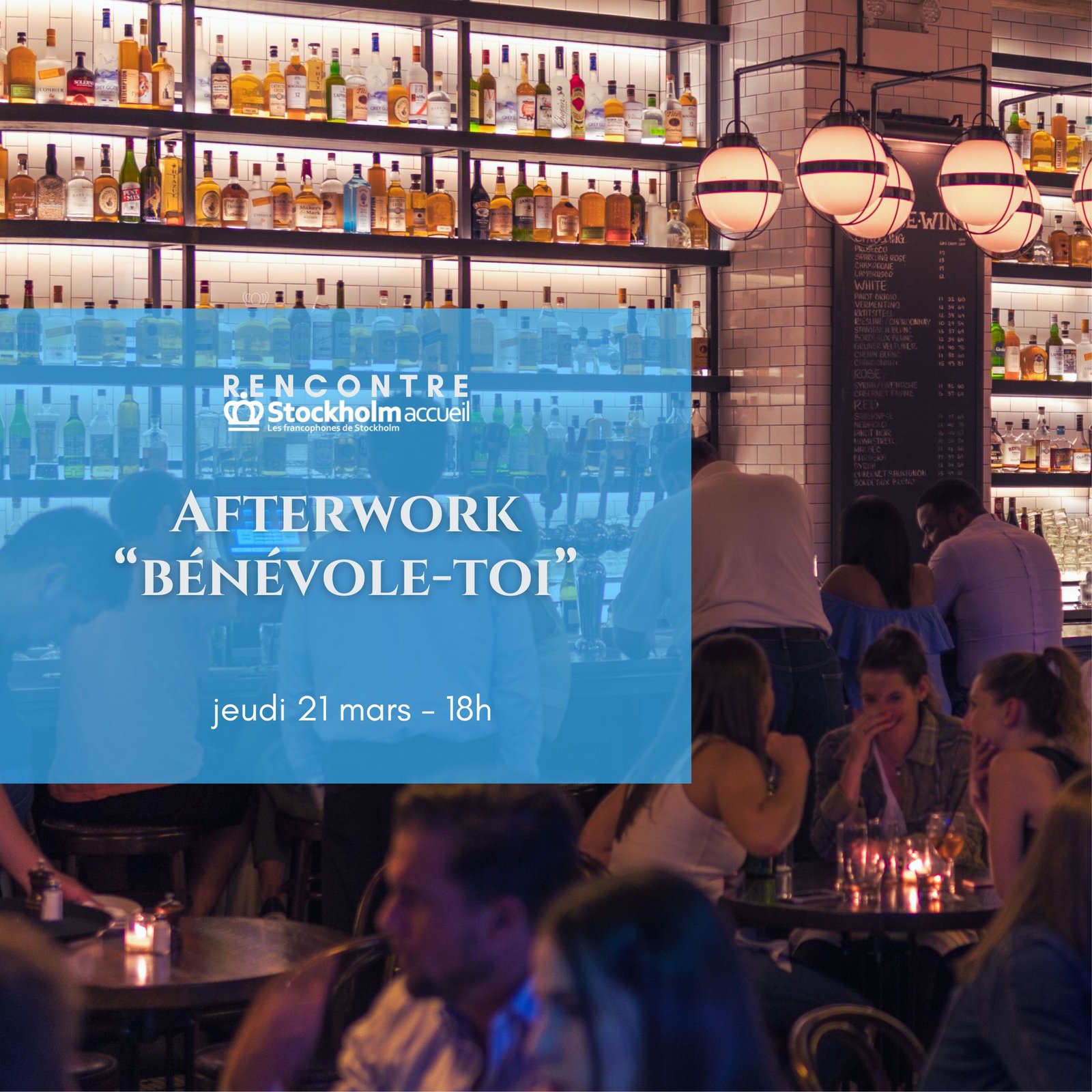 Afterwork "Bénévole-toi !" - Annulé