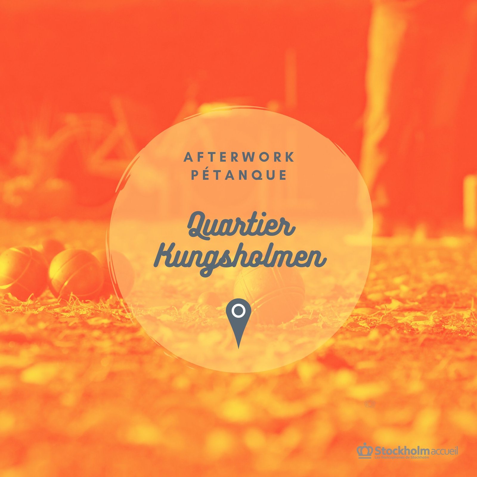 Afterwork pétanque à Kungsholmen