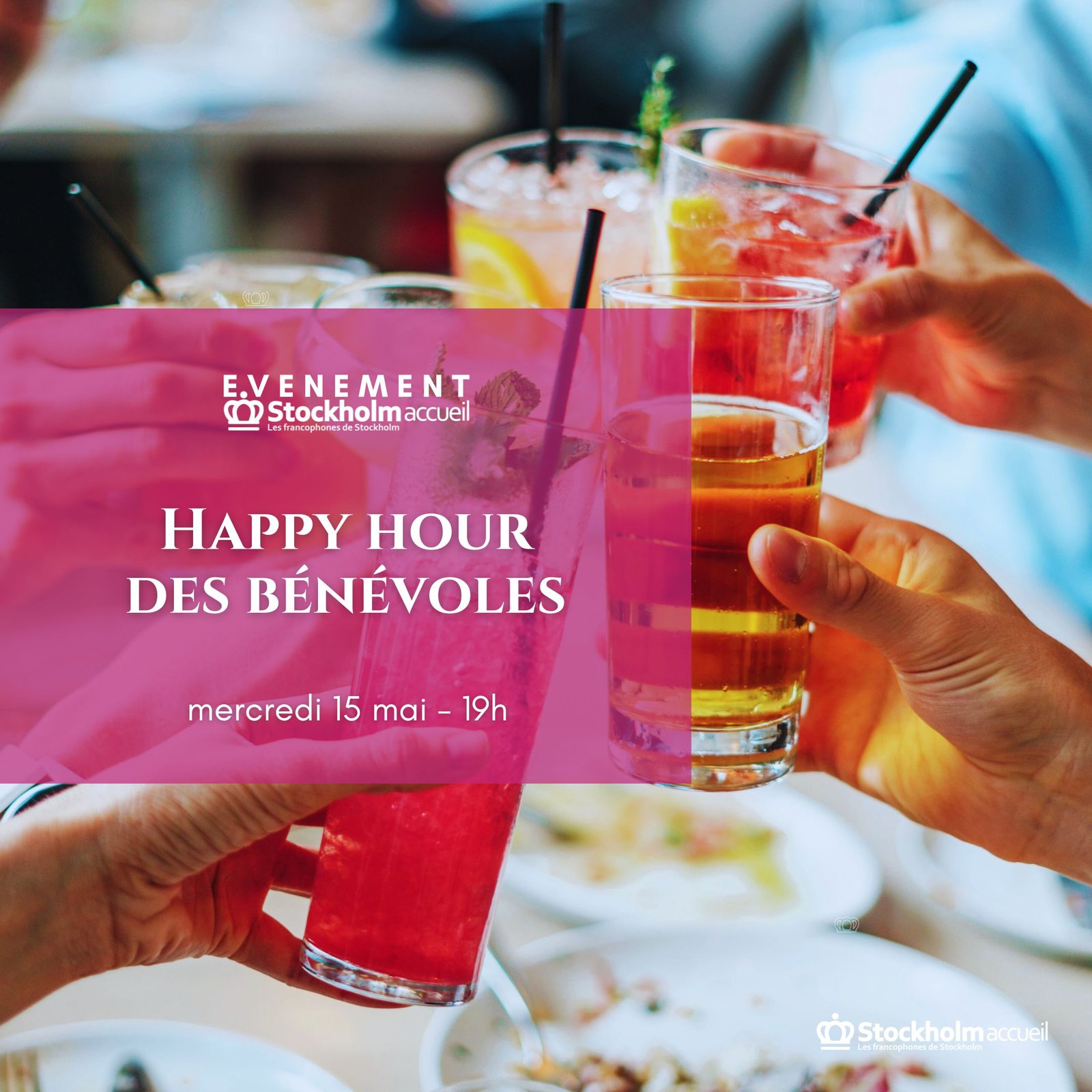 "Happy hour des bénévoles"