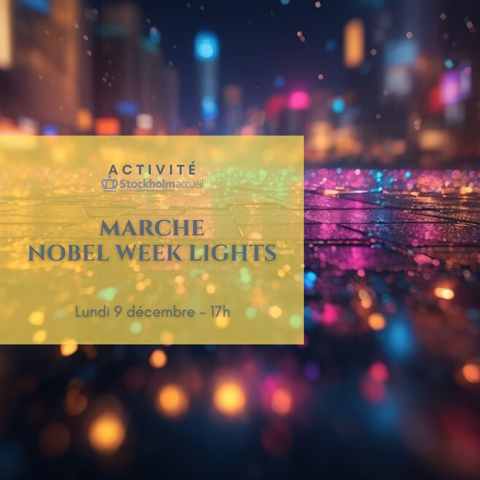 Marche Nobel Week Ligths